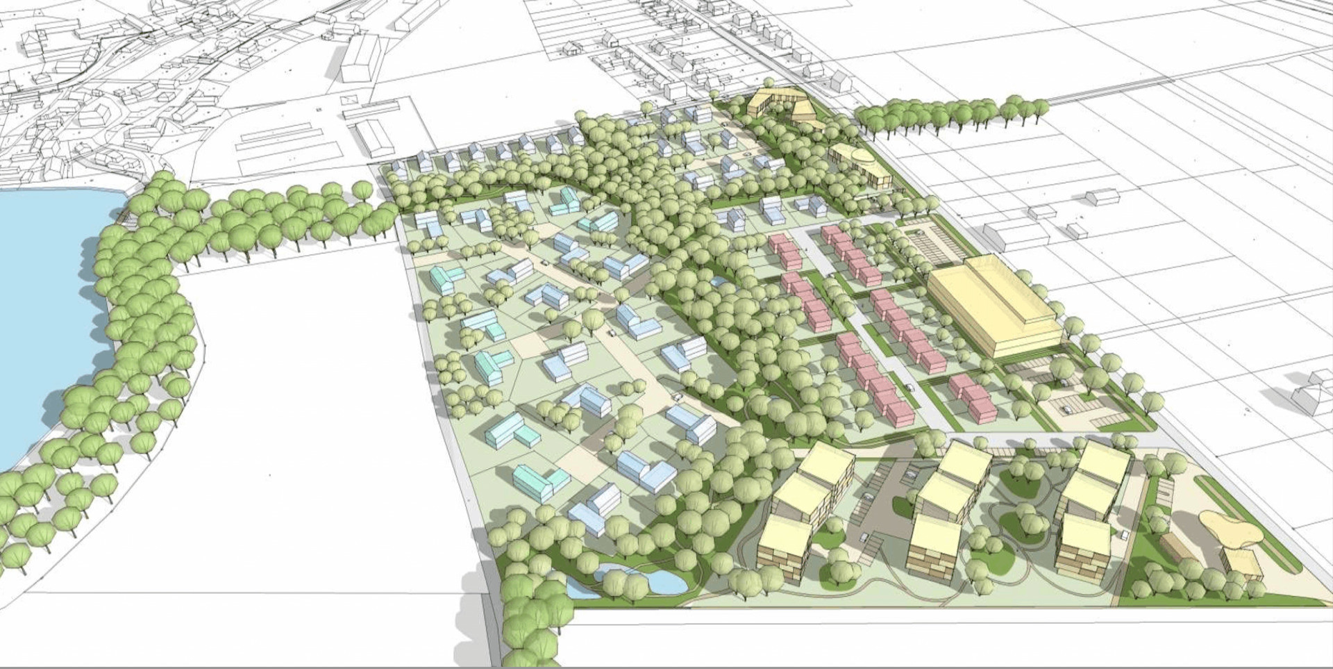 Obytný areál Apollon Park Sluhy